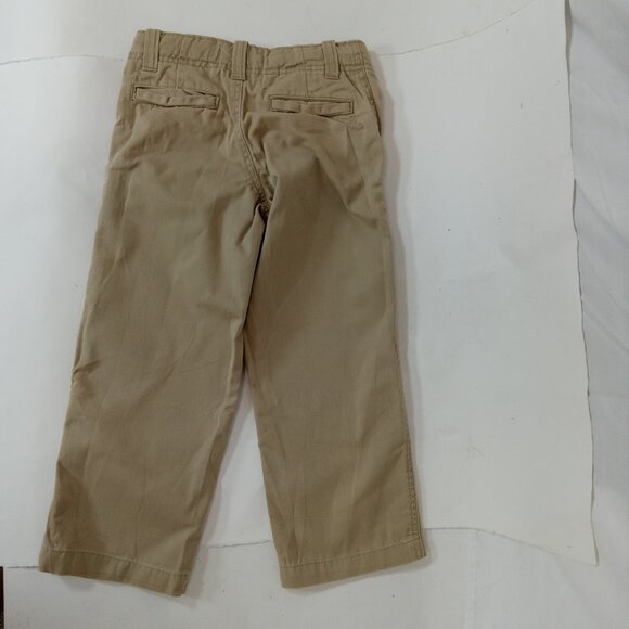 Old Navy Boys Beige Khaki Straight Adjustable Waist Casual Pants Size 5T - Picture 7 of 13